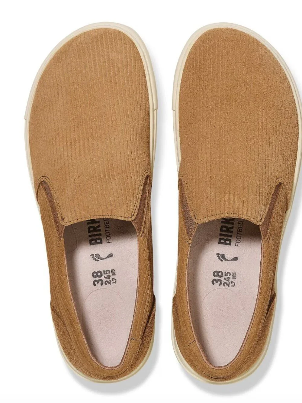 Birkenstock Oswego Slip-On Sneakers Cork Brown NWT